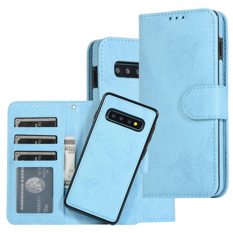 Retro 2 in 1 Detachable Magnetic Horizontal Flip TPU + PU Leather Case with Holder & Card Slots & Photo Frame & Wallet