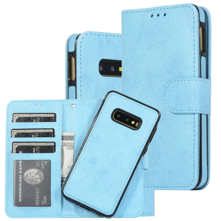 Retro 2 in 1 Detachable Magnetic Horizontal Flip TPU + PU Leather Case with Holder & Card Slots & Photo Frame & Wallet