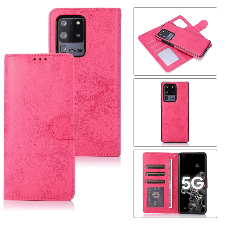 Retro 2 in 1 Detachable Magnetic Horizontal Flip TPU + PU Leather Case with Holder & Card Slots & Photo Frame & Wallet
