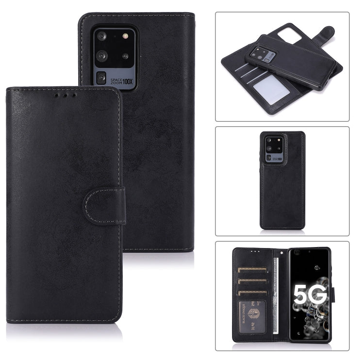 Retro 2 in 1 Detachable Magnetic Horizontal Flip TPU + PU Leather Case with Holder & Card Slots & Photo Frame & Wallet