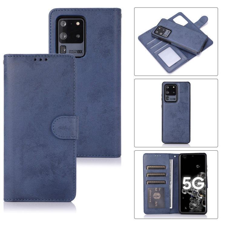 Retro 2 in 1 Detachable Magnetic Horizontal Flip TPU + PU Leather Case with Holder & Card Slots & Photo Frame & Wallet