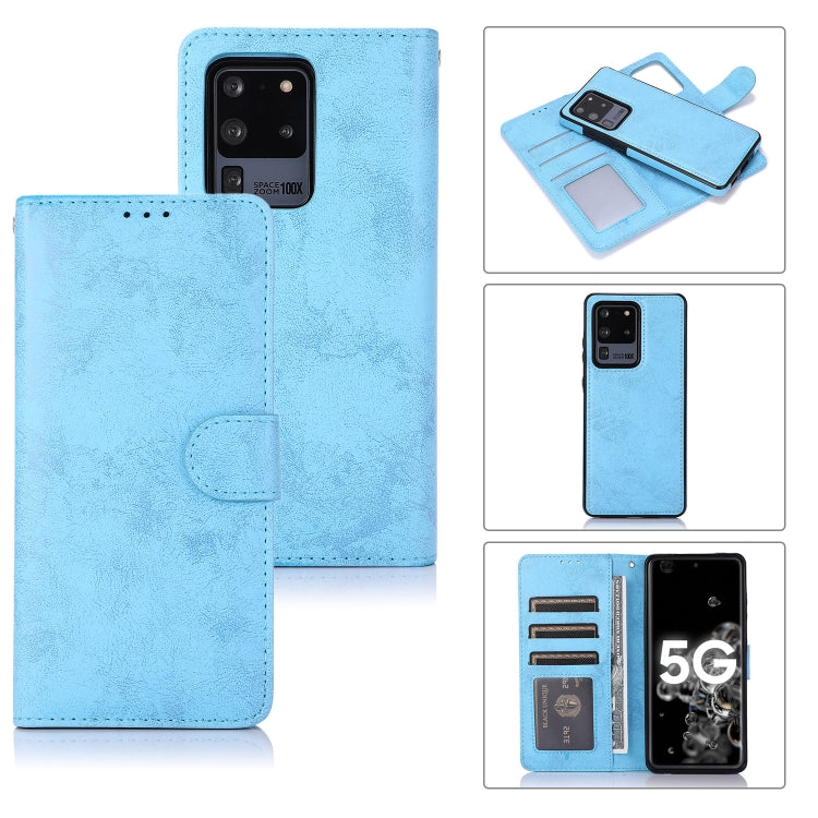 Retro 2 in 1 Detachable Magnetic Horizontal Flip TPU + PU Leather Case with Holder & Card Slots & Photo Frame & Wallet