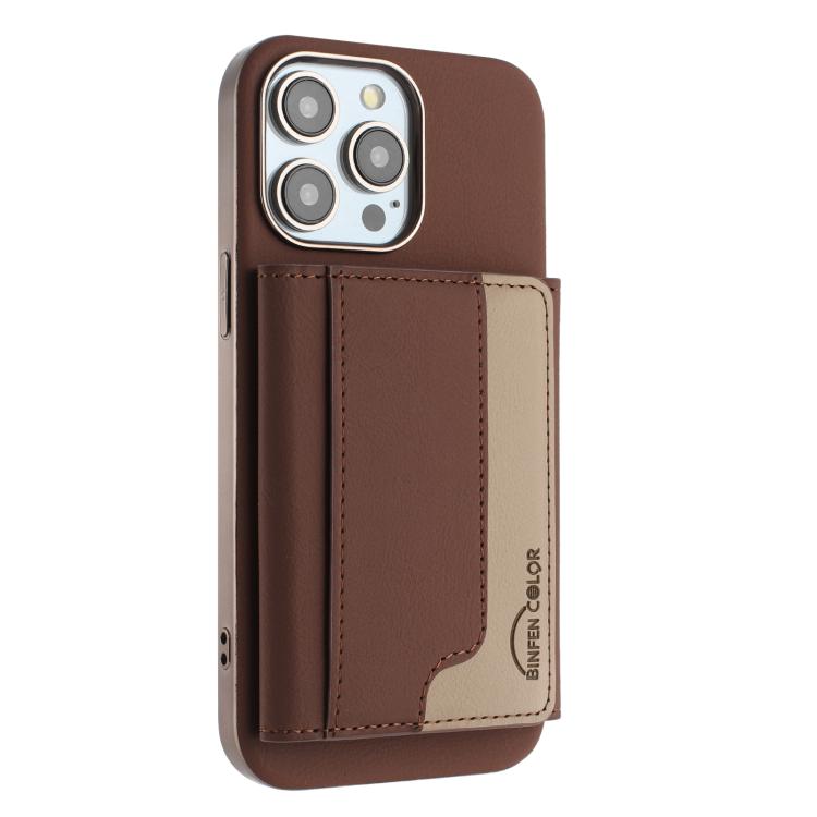 Colour Matching Horizontal Magnetic Card Bag RFID MagSafe Phone Case, For iPhone 12 Pro Max, For iPhone 11 Pro Max, For iPhone 11, For iPhone 11 Pro, For iPhone XR, For iPhone 8 Plus / 7 Plus, For iPhone 8 / 7 / 6