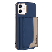 Load image into Gallery viewer, Colour Matching Horizontal Magnetic Card Bag RFID MagSafe Phone Case, For iPhone 12 Pro Max, For iPhone 11 Pro Max, For iPhone 11, For iPhone 11 Pro, For iPhone XR, For iPhone 8 Plus / 7 Plus, For iPhone 8 / 7 / 6