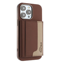 Load image into Gallery viewer, Colour Matching Horizontal Magnetic Card Bag RFID MagSafe Phone Case, For iPhone 12 Pro Max, For iPhone 11 Pro Max, For iPhone 11, For iPhone 11 Pro, For iPhone XR, For iPhone 8 Plus / 7 Plus, For iPhone 8 / 7 / 6