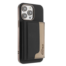 Load image into Gallery viewer, Colour Matching Horizontal Magnetic Card Bag RFID MagSafe Phone Case, For iPhone 12 Pro Max, For iPhone 11 Pro Max, For iPhone 11, For iPhone 11 Pro, For iPhone XR, For iPhone 8 Plus / 7 Plus, For iPhone 8 / 7 / 6