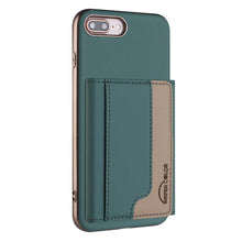 Load image into Gallery viewer, Colour Matching Horizontal Magnetic Card Bag RFID MagSafe Phone Case, For iPhone 12 Pro Max, For iPhone 11 Pro Max, For iPhone 11, For iPhone 11 Pro, For iPhone XR, For iPhone 8 Plus / 7 Plus, For iPhone 8 / 7 / 6