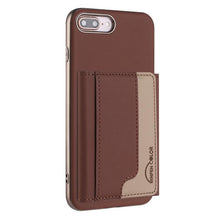 Load image into Gallery viewer, Colour Matching Horizontal Magnetic Card Bag RFID MagSafe Phone Case, For iPhone 12 Pro Max, For iPhone 11 Pro Max, For iPhone 11, For iPhone 11 Pro, For iPhone XR, For iPhone 8 Plus / 7 Plus, For iPhone 8 / 7 / 6
