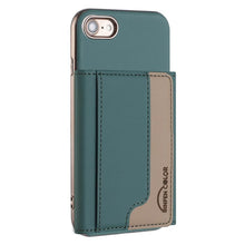 Load image into Gallery viewer, Colour Matching Horizontal Magnetic Card Bag RFID MagSafe Phone Case, For iPhone 12 Pro Max, For iPhone 11 Pro Max, For iPhone 11, For iPhone 11 Pro, For iPhone XR, For iPhone 8 Plus / 7 Plus, For iPhone 8 / 7 / 6