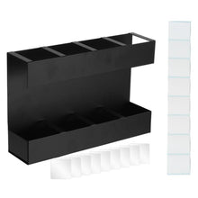 Load image into Gallery viewer, Four-grid Straw Cutlery Metal Storage Rack Kitchen Organizer without Soft Magnetic Sheet, without Soft Magnetic Sheet