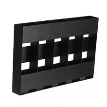 Load image into Gallery viewer, Five-grid Straw Cutlery Metal Storage Rack Kitchen Organizer, without Soft Magnetic Sheet, with 12pcs Soft Magnetic Sheet