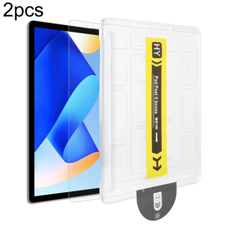 2pcs Dust-Free Easy Install HD Tempered Glass Film