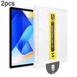 2pcs Dust-Free Easy Install HD Tempered Glass Film
