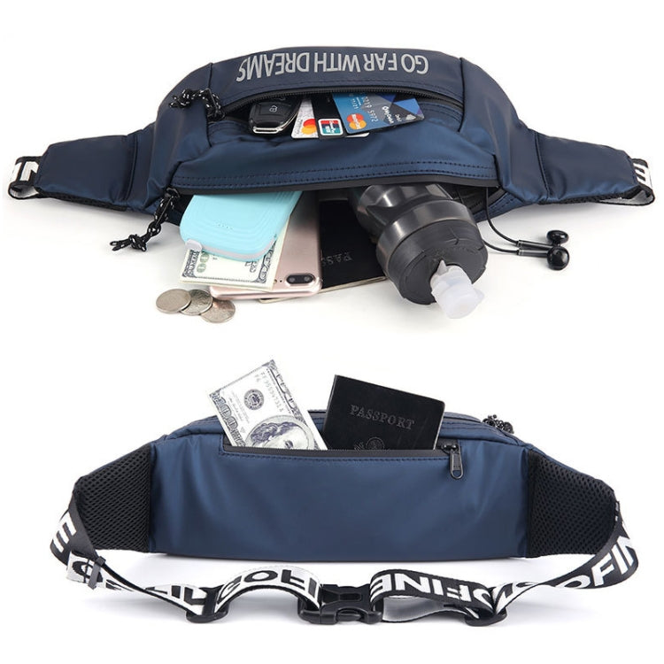 YQM-D1 Multi-function Outdoor Fashion Mobile Phone Crossby Waist Bag Storage Chest Bag