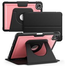 Load image into Gallery viewer, Honeycomb Magnetic Rotation Holder Leather Smart Tablet Case, For iPad Air 13 2026 / 2025 / 2024, For iPad Air 11 2026 / 2025 / 2024, For iPad Pro 13 2025 / 2024, For iPad Pro 11 2025 / 2024, For iPad 2025 / 2022, For iPad mini 2024 / mini 6           ...