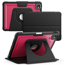 Load image into Gallery viewer, Honeycomb Magnetic Rotation Holder Leather Smart Tablet Case, For iPad Air 13 2026 / 2025 / 2024, For iPad Air 11 2026 / 2025 / 2024, For iPad Pro 13 2025 / 2024, For iPad Pro 11 2025 / 2024, For iPad 2025 / 2022, For iPad mini 2024 / mini 6           ...