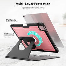 Load image into Gallery viewer, Honeycomb Magnetic Rotation Holder Leather Smart Tablet Case, For iPad Air 13 2026 / 2025 / 2024, For iPad Air 11 2026 / 2025 / 2024, For iPad Pro 13 2025 / 2024, For iPad Pro 11 2025 / 2024, For iPad 2025 / 2022, For iPad mini 2024 / mini 6           ...