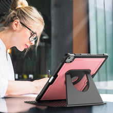 Load image into Gallery viewer, Honeycomb Magnetic Rotation Holder Leather Smart Tablet Case, For iPad Air 13 2026 / 2025 / 2024, For iPad Air 11 2026 / 2025 / 2024, For iPad Pro 13 2025 / 2024, For iPad Pro 11 2025 / 2024, For iPad 2025 / 2022, For iPad mini 2024 / mini 6           ...