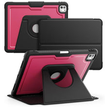 Load image into Gallery viewer, Honeycomb Magnetic Rotation Holder Leather Smart Tablet Case, For iPad Air 13 2026 / 2025 / 2024, For iPad Air 11 2026 / 2025 / 2024, For iPad Pro 13 2025 / 2024, For iPad Pro 11 2025 / 2024, For iPad 2025 / 2022, For iPad mini 2024 / mini 6           ...
