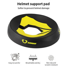 Load image into Gallery viewer, SOMAN Motorcycle Helmet Support Pad Anti-slip Protection Stand