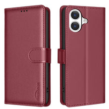 Load image into Gallery viewer, Litchi Texture RFID Anti-theft Leather Phone Case, For iPhone 17 Pro Max, For iPhone 17 Pro, For iPhone 17, For iPhone Air