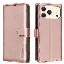 Load image into Gallery viewer, Litchi Texture RFID Anti-theft Leather Phone Case, For iPhone 17 Pro Max, For iPhone 17 Pro, For iPhone 17, For iPhone Air