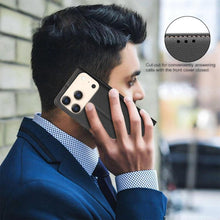 Load image into Gallery viewer, Litchi Texture RFID Anti-theft Leather Phone Case, For iPhone 17 Pro Max, For iPhone 17 Pro, For iPhone 17, For iPhone Air