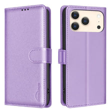 Load image into Gallery viewer, Litchi Texture RFID Anti-theft Leather Phone Case, For iPhone 17 Pro Max, For iPhone 17 Pro, For iPhone 17, For iPhone Air