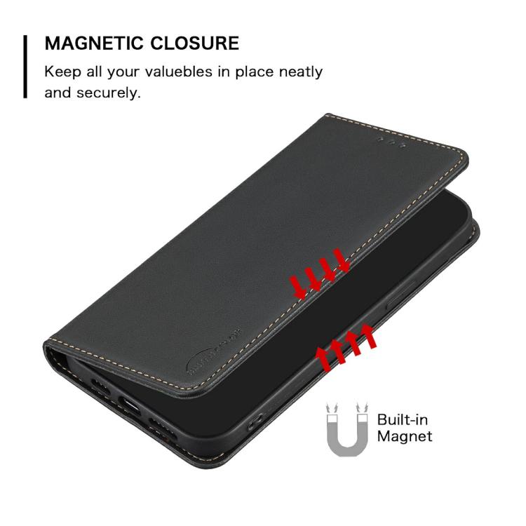 Magnetic Leather Phone Case, For iPhone 18 Pro Max/17 Pro Max