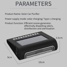 Load image into Gallery viewer, Solar Energy Car Air Purifier with Number Plate, Solar Energy Air Purifier