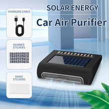 Load image into Gallery viewer, Solar Energy Car Air Purifier with Number Plate, Solar Energy Air Purifier