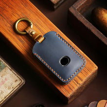 Load image into Gallery viewer, For Mazda Axela Hallmo B023 Crazy Horse Cowhide Car Key Protection Cover, For Mazda Axela