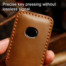 Load image into Gallery viewer, For Mazda Axela Hallmo B023 Crazy Horse Cowhide Car Key Protection Cover, For Mazda Axela