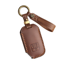 Load image into Gallery viewer, For Kia Carnival Hallmo B087 Crazy Horse Cowhide Car Key Protection Cover, For Kia Carnival