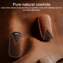 Load image into Gallery viewer, For Kia Carnival Hallmo B087 Crazy Horse Cowhide Car Key Protection Cover, For Kia Carnival