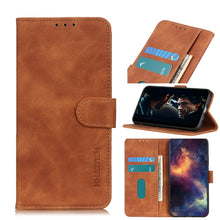 Load image into Gallery viewer, KHAZNEH Retro Texture PU + TPU Horizontal Flip Leather Case with Holder &amp; Card Slots &amp; Wallet