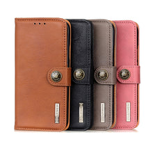 Load image into Gallery viewer, KHAZNEH Cowhide Texture Horizontal Flip Leather Case with Holder &amp; Card Slots &amp; Wallet