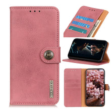 Load image into Gallery viewer, KHAZNEH Cowhide Texture Horizontal Flip Leather Case with Holder &amp; Card Slots &amp; Wallet
