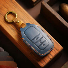 Load image into Gallery viewer, For Toyota Corolla 3-button B111 Crazy Horse Cowhide Car Key Protection Cover, For Toyota Corolla 3-button