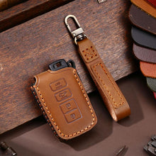 Load image into Gallery viewer, For Toyota North American 3+1-button C013 Crazy Horse Cowhide Car Key Protection Cover, For Toyota North American 3+1-button