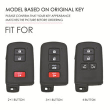 Load image into Gallery viewer, For Toyota North American 3+1-button C013 Crazy Horse Cowhide Car Key Protection Cover, For Toyota North American 3+1-button