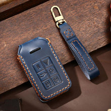 Load image into Gallery viewer, For Volvo XC60 / XC90 / S90 6-button C047 Crazy Horse Cowhide Car Key Protection Cover, For Volvo XC60 6-button, For Volvo XC60 / XC90 / S90 6-button