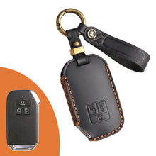 Load image into Gallery viewer, For Kia Carnival SX Hallmo E171 Crazy Horse Cowhide Car Key Protection Cover, For Kia Carnival SX