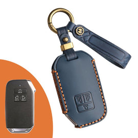 For Kia Carnival SX Hallmo E171 Crazy Horse Cowhide Car Key Protection Cover, For Kia Carnival SX
