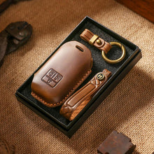 Load image into Gallery viewer, For Kia Carnival SX Hallmo E171 Crazy Horse Cowhide Car Key Protection Cover, For Kia Carnival SX