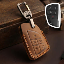 Load image into Gallery viewer, For Buick Envision Plus 2023 Hallmo Crazy Horse Cowhide Car Key Protection Cover, For Buick Envision Plus 2023 3-button, For Buick Envision Plus 2023 4-button, For Buick Envision Plus 2023 5-button, For Buick Envision Plus 2023 6-button