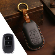 Load image into Gallery viewer, For Honda Odyssey 2024 Hallmo Crazy Horse Cowhide Car Key Protection Cover, For Honda Odyssey 2024 2-button, For Honda Odyssey 2024 5-button, For Honda Odyssey 2024 6-button