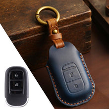 Load image into Gallery viewer, For Honda Odyssey 2024 Hallmo Crazy Horse Cowhide Car Key Protection Cover, For Honda Odyssey 2024 2-button, For Honda Odyssey 2024 5-button, For Honda Odyssey 2024 6-button