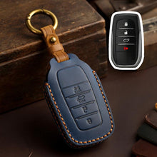 Load image into Gallery viewer, For Toyota SIENNA / Granvia / Alphard / Vellfire Hallmo Crazy Horse Cowhide Car Key Protection Cover, For Toyota SIENNA 4-button, For Toyota SIENNA 5-button, For Toyota SIENNA 6-button