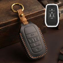 Load image into Gallery viewer, For Toyota SIENNA / Granvia / Alphard / Vellfire Hallmo Crazy Horse Cowhide Car Key Protection Cover, For Toyota SIENNA 4-button, For Toyota SIENNA 5-button, For Toyota SIENNA 6-button